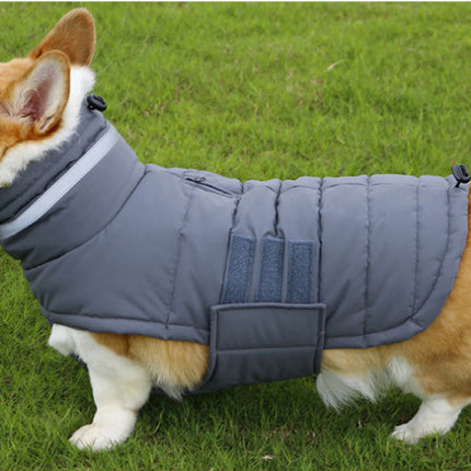 New Winter Dog Coat Waterproof Pet Clothes For Medum Large Dogs Warm Thicken Dog Vest Custome Labrador Jacket