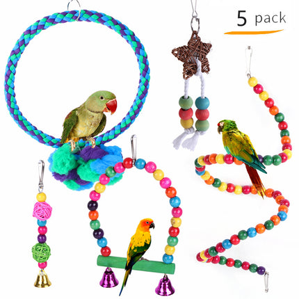 Fashion Personalized New Pet Birds Toys Suit