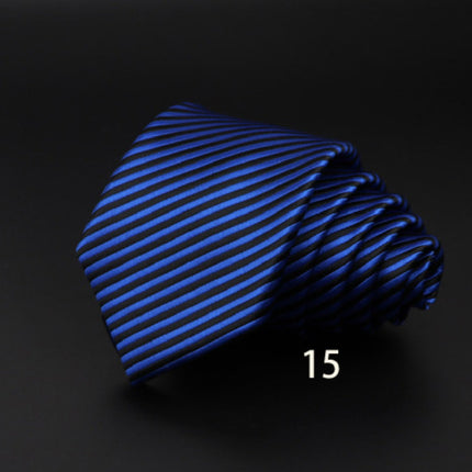 Men's Striped British Gentleman Polyester Fiber Tie