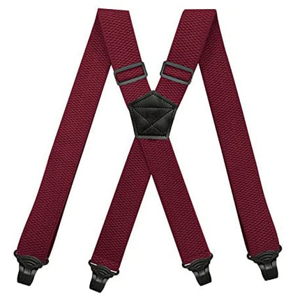 Men's Strap Clip Suspenders Rubber Buckle Aviation Suspender Pants