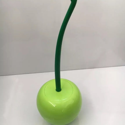 Long Handle Soft Hair Household Toilet Brush Cherry Toilet Brush Daily Necessities Creative Plastic Cleaning Brush Toilet Brush Set
