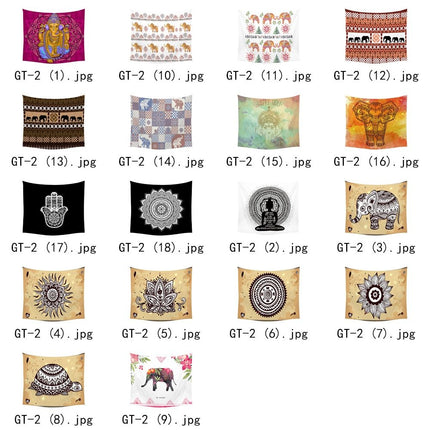 Personalized bohemian photo custom tapestry