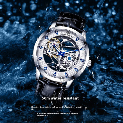 Men's Trendy Waterproof Luminous Mechanical Watch