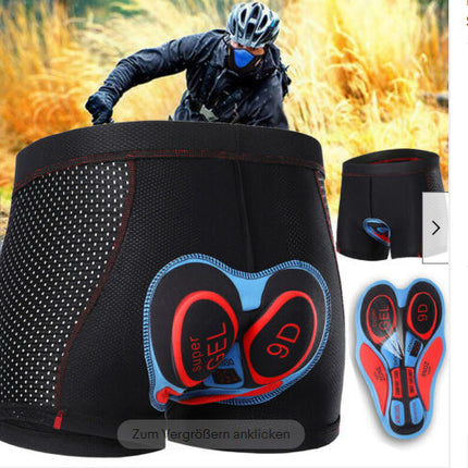 Breathable Cycling Pants Sports Underwear Men's Thickened Shock-absorbing Silica Gel Pad Cycling Shorts