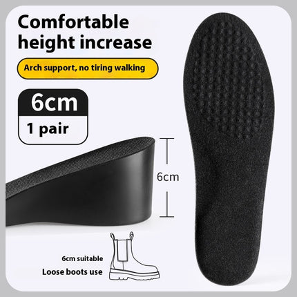 Invisible Height Increasing Insole Men's Not Tired Feet Do Not Collapse Inner Heightening Pad