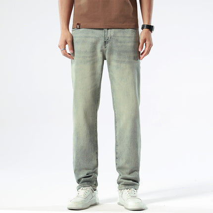 Casual Stretch Nostalgic Micro Ha Pencil Pants Youth Jeans Men