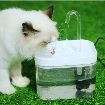 Cat Automatic Circulation Flow Mute Water Fountain Mouth Wet-proof Drinking Water Apparatus
