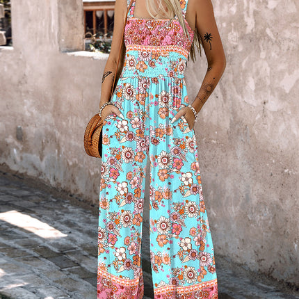 Sling Belt Pocket Color Women's Cat Suit