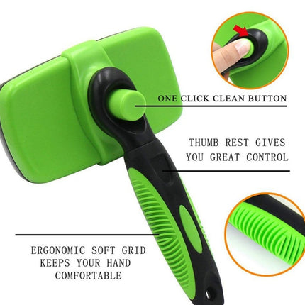 Pet Self Cleaning Slicker Brush