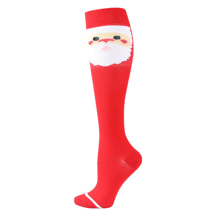 Men's And Women's Fashion Simple Christmas Sports Compression Socks