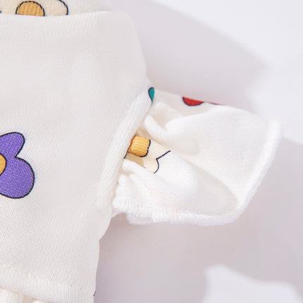 Dog Clothes Lightweight Cute Flower Printed Dress