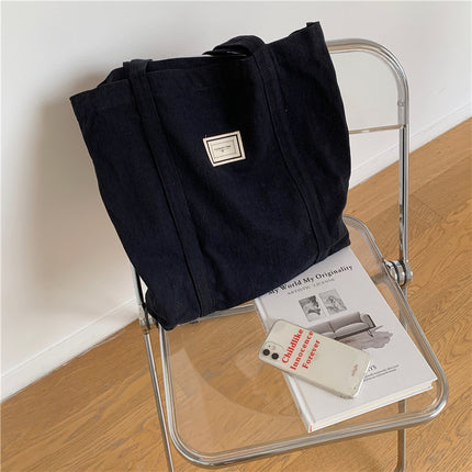 Canvas Women's College Of Arts And Arts Large Capacity Portable Cloth Bag