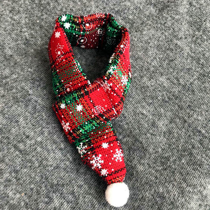 Pet Christmas Bow Tie Bib Slobber Scarf