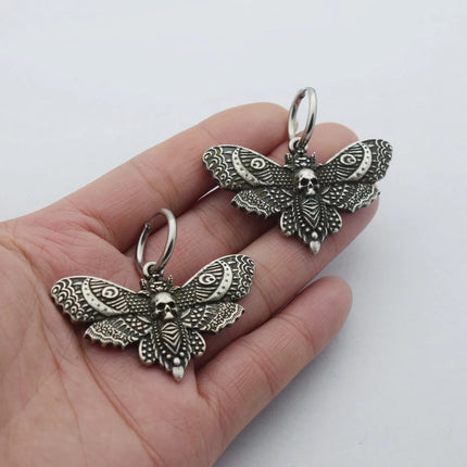 Vintage Creative Exaggerating Charm Moth Earrings
