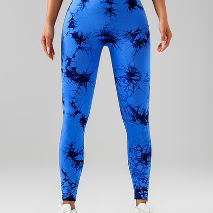 4 Pack Women's Scrunch Workout Leggings, High Waisted Butt Lifting Tie-dye V Back Waist Seamless Gym Yoga Leggings, Workout Leggings For Women Jada Leggings