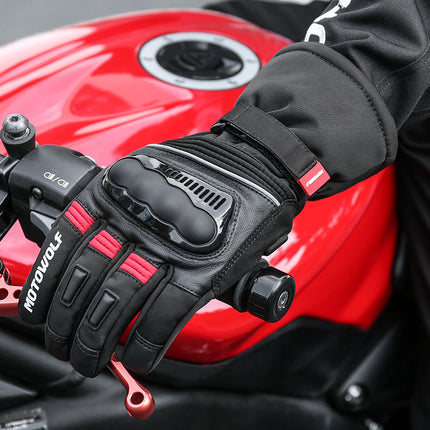 Motorcycle Gloves Fall Proof Windproof And Waterproof In Winter