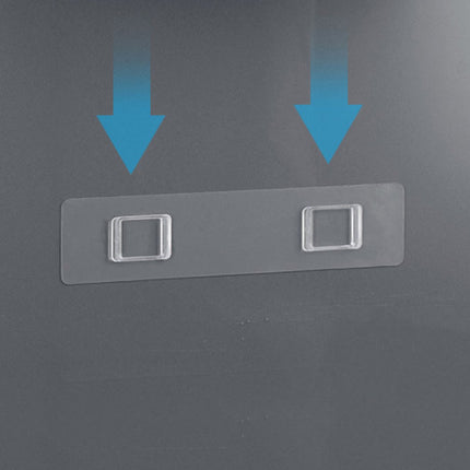 Non-marking Hanging Magnetic Toothbrush Holder Single Drawer Storage Rack With Toothpaste Squeezer Toiletry Set