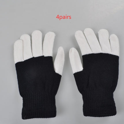 Led Glowing Gloves Rainbow Glowing Gloves