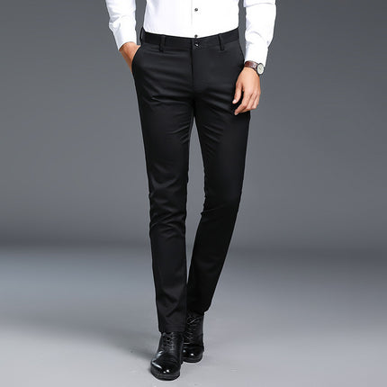 Men's Casual Pants Business Non-ironing Slim Fit