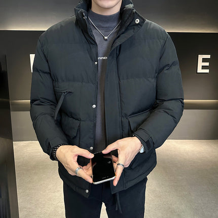 Cotton Jacket Thickening Stand Collar Bread Coat Leisure Warm