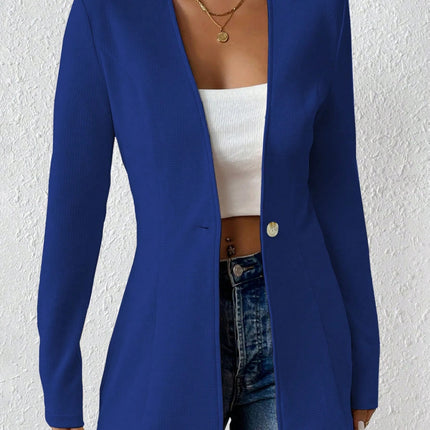 Korean Fashion Temperament V-neck Long Sleeve Small Suit Jacket