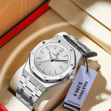 Men's Quartz Luminous Waterproof Watch