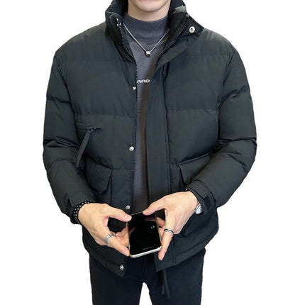 Cotton Jacket Thickening Stand Collar Bread Coat Leisure Warm