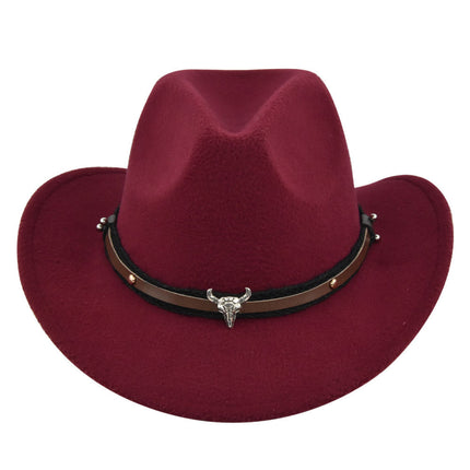Cowhead Western Cowboy Hat Cornice