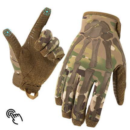 Ice Silk Non-slip Sun-proof And Breathable Full Finger Touch Screen Tactical Gloves