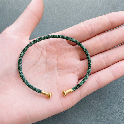 C- Shaped Elastic Adjustable Mouth Universal Steel Wire Bracelet