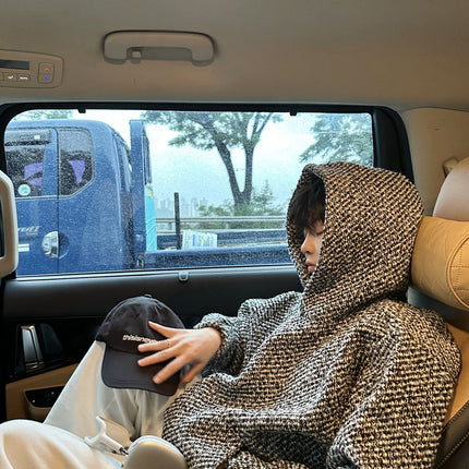 Men's Spring And Autumn Tweed Loose Pullover All-matching Long Sleeve