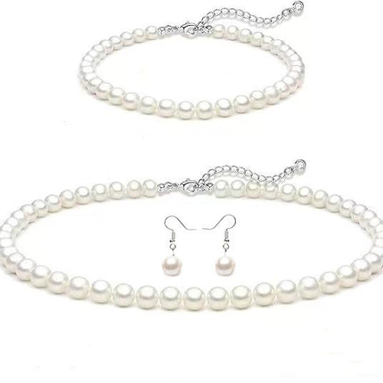 French Retro Artificial Pearl Necklace