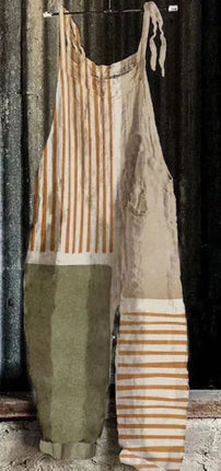 Fashion Animal Retro Printed Women's Jumpsuit