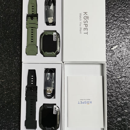 Outdoor Smart Watch 5ATM IP69K Waterproof Bluetooth