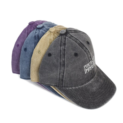 Washed Cotton Printed Hat Old Dad Hat