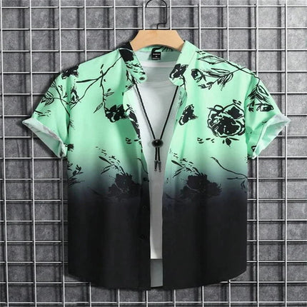 Hawaii Beach 3D Printed Shirt Short Sleeve