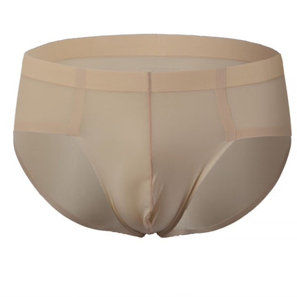 Men's Low Waist Briefs Ice Silk Underwear