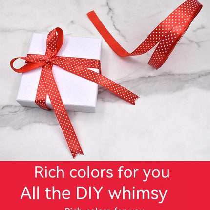 Handmade Bow Polka Dot Ribbon