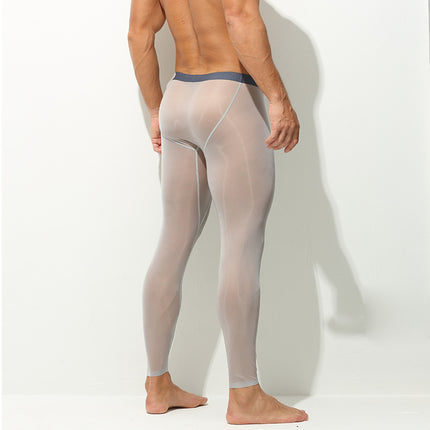 Men's Leggings One-piece Tight Ultra-thin Stretch