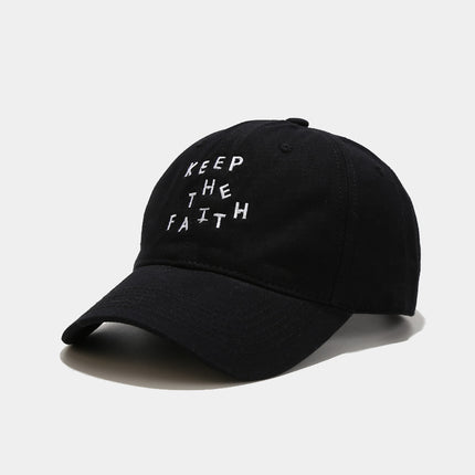 Men's Simplicity Small Letter Embroidered Baseball Cap