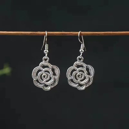 Bohemian Long Feather Earrings Handmade