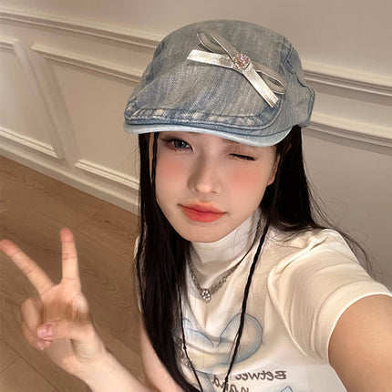 Original Diy Bow Advance Hats Female Summer