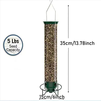 Metal Hanging Hummingbird Feeder Bird Cage