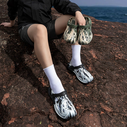 Outdoor New Non-slip Color Matching Slippers For Men