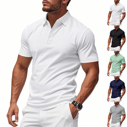 Men's And Women's Golf Casual Business Short Sleeve