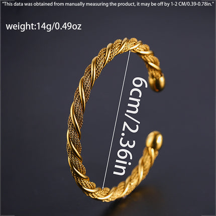 Twist Bracelet For Girls Titanium Steel No Fading