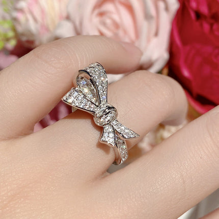 Three-dimensional Full Diamond Bow Wedding Women