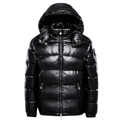 Short Coat Trendy Men's Glossy Thickened Down Jacket
