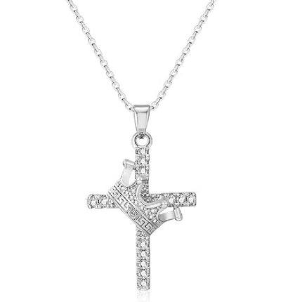 Niche Design New Cross Crown Necklace