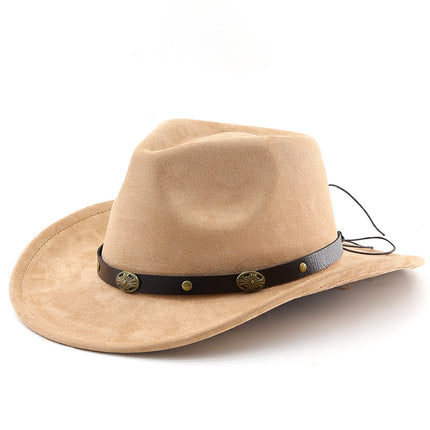 Curved Edge Western Cowboy Hat Men And Women